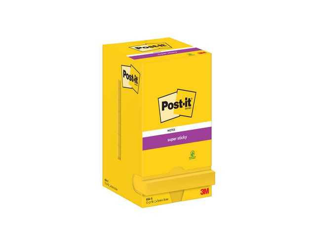 BildeNotes POST-IT SS 76x76mm neongul