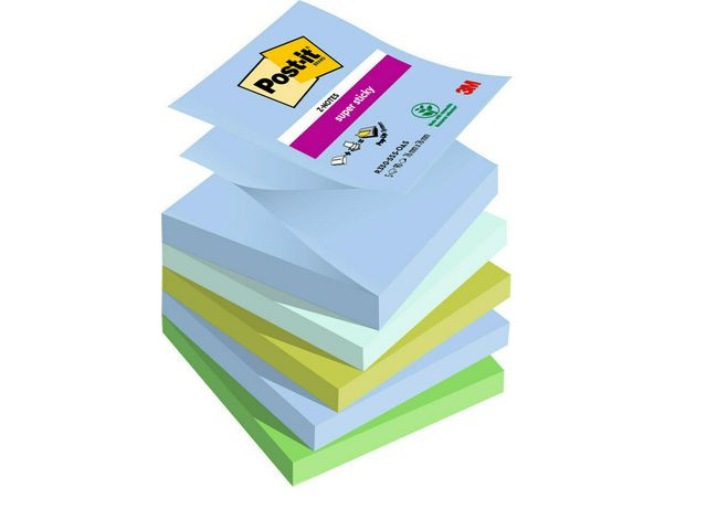 BildeNotes POST-IT SS Z-bl Oasis 76x76 5/fp