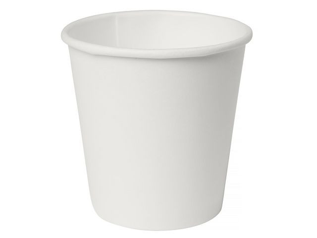BildePappersbägare DUNI 12cl vit 45/fp