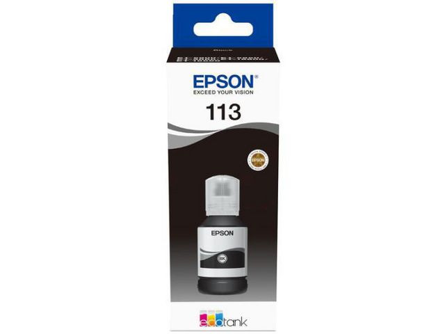 BildeEpson 113 BK (svart) blekkflaske 140ml