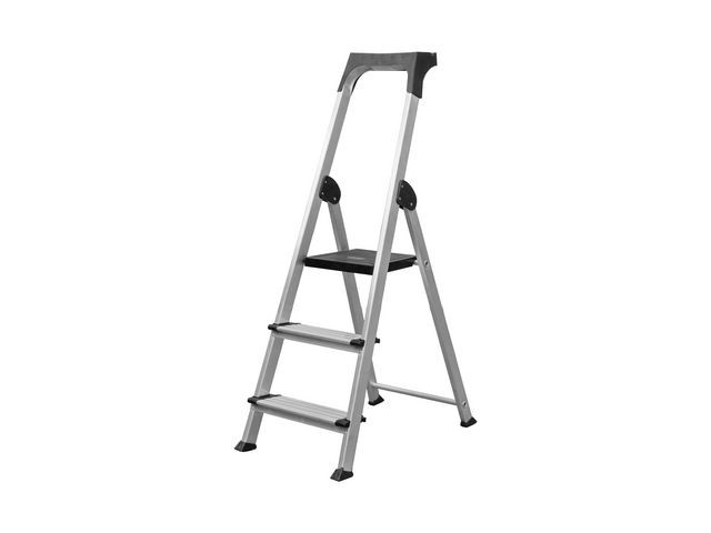 BildeTrappstege SAFETOOL 3 steg aluminium