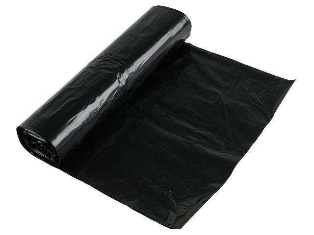 BildePlastsäck LD B.A. 70L 40my svart 25/rl
