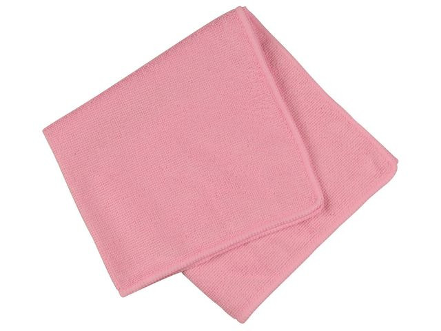 BildeMicrofiberduk ABENA 40x40cm röd