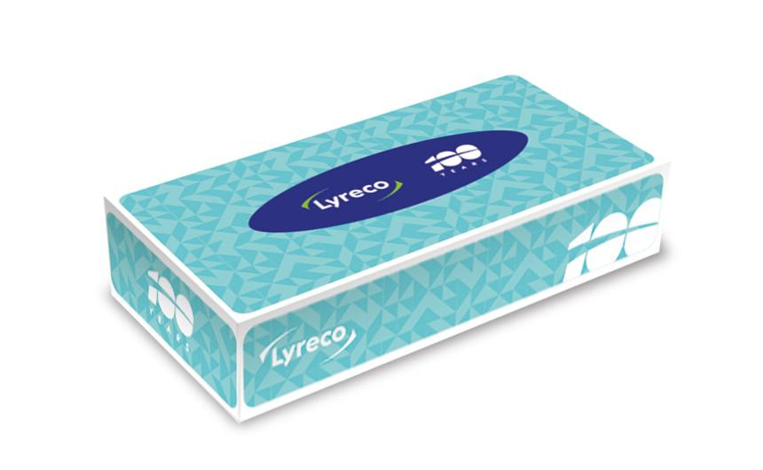 BildeAnsiktsservett LYRECO 2-lags 100/fp