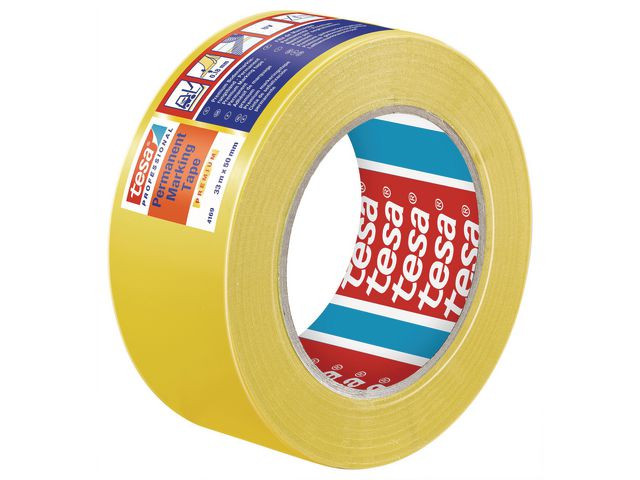 BildeMarkeringstejp TESA Prem. 50mmx33m gul