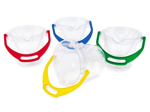 BildeHink 1,2 L transparent färgade handtag
