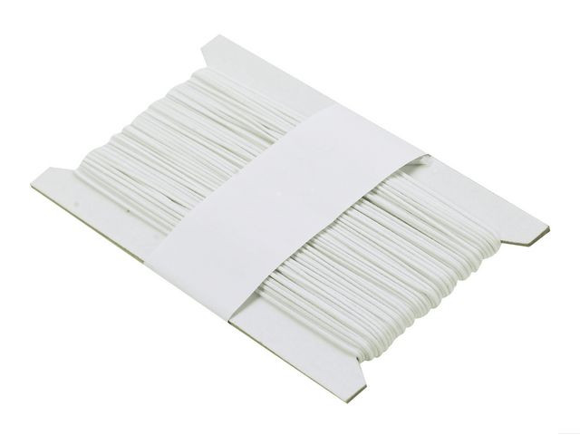 BildeHalsbandssnodd nylon 1mmx50m vit