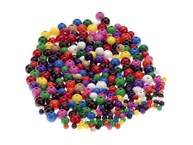 BildeTräpärlor 5, 8 och 10mm 300/fp färg