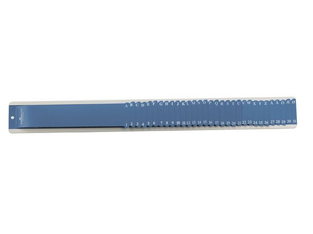 BildeSorterare DURABLE 'krokodil'A-Ö/1-31 blå