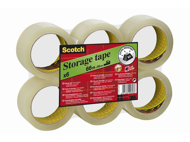 BildePacktejp SCOTCH PPex tjock 38mmx66m klar