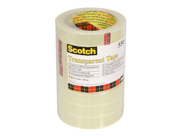 BildeKontorstejp SCOTCH 550 transp. 66mx19mm