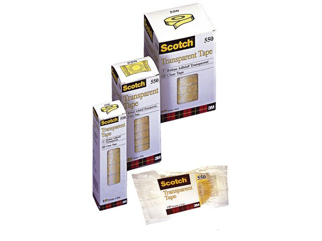BildeKontorstejp SCOTCH 550 PP 66mx15mm