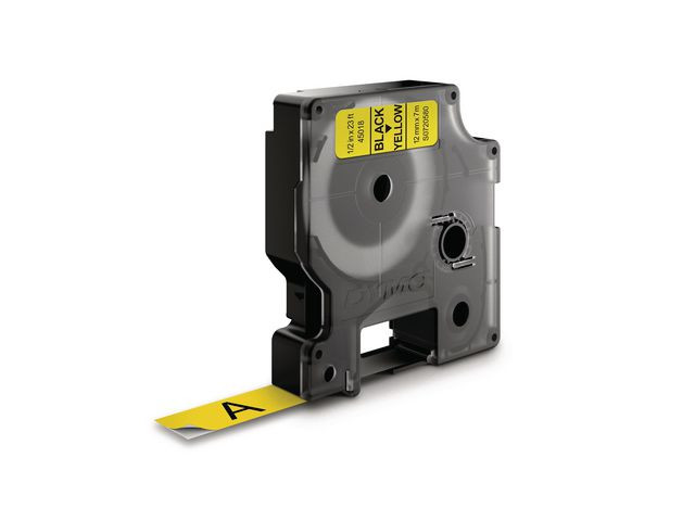 BildeTape DYMO D1 12mm svart på gul