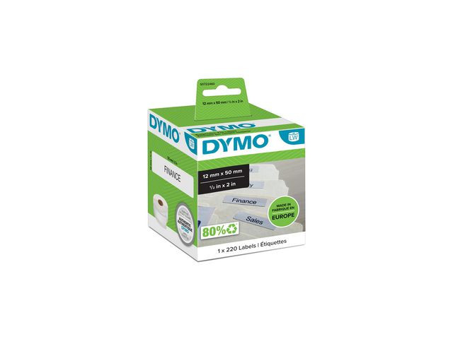 BildeEtikett DYMO LW hängmapp 50x12mm 220/fp