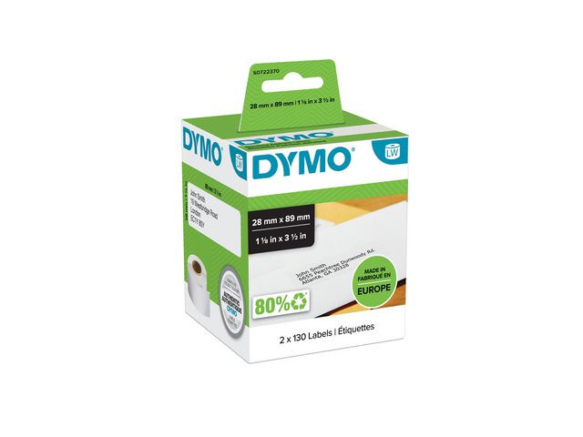 BildeEtikett DYMO LW 89x28mm 260/fp