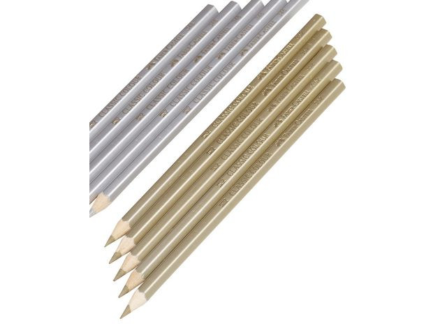 BildeFärgpenna FABER-CASTELL guld 5/fp