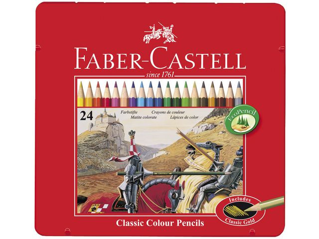 BildeFärgpenna FABER-CASTELL 24 färger