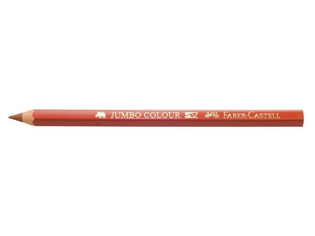BildeFärgpenna FABER Jumbo brun 12/fp