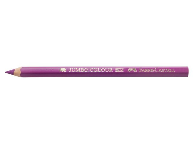 BildeFärgpenna FABER Jumbo lila 12/fp