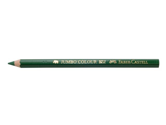 BildeFärgpenna FABER Jumbo mörkgrön 12/fp