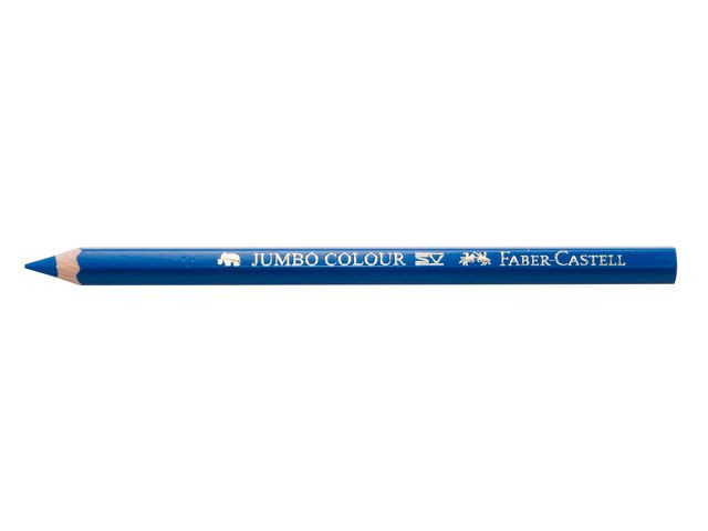 BildeFärgpenna FABER Jumbo mörkblå 12/fp