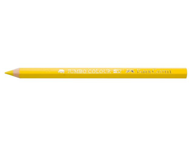 BildeFärgpenna FABER Jumbo gul 12/fp