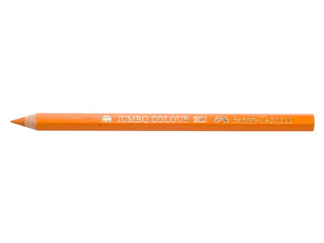 BildeFärgpenna FABER Jumbo orange 12/fp
