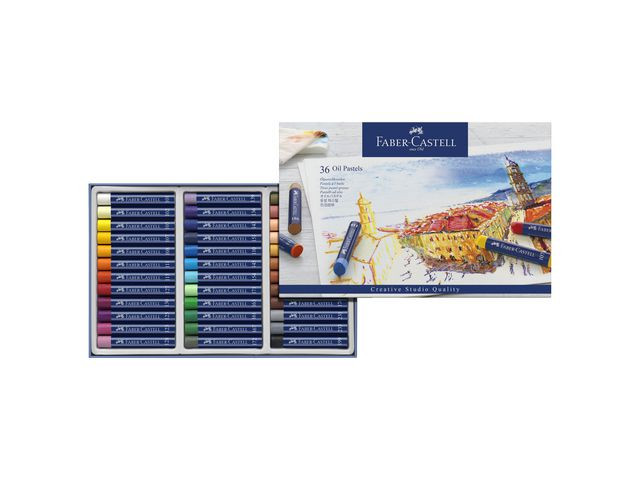 BildeOljepastellkritor FABER 36 färger