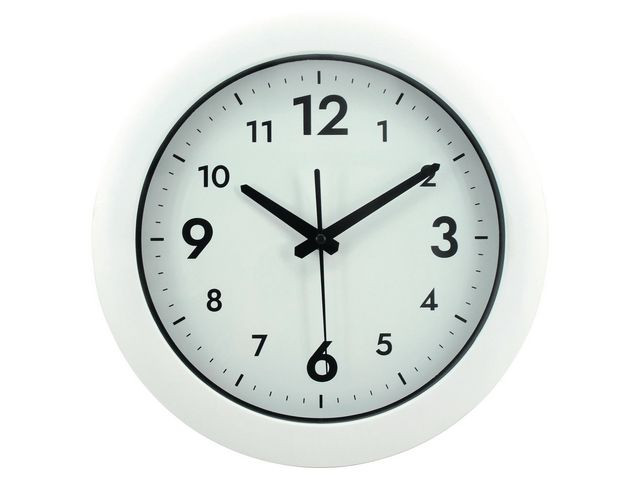 BildeVäggur Easytime Ø30cm vit
