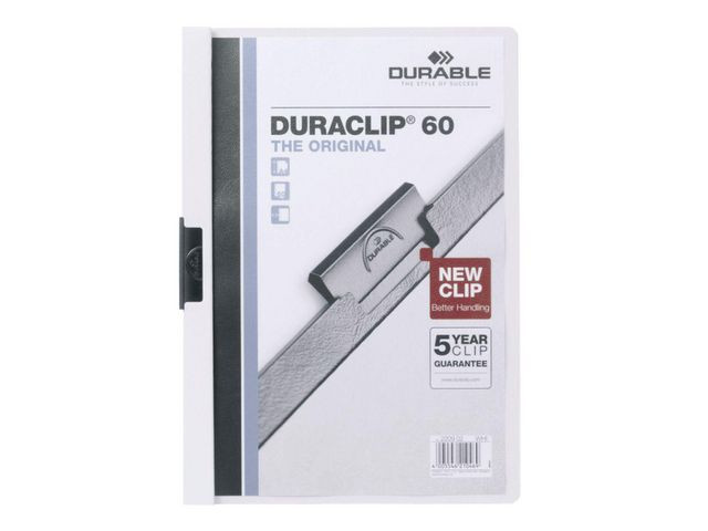 BildeKlämmapp Duraclip 2200 A4 3mm vit