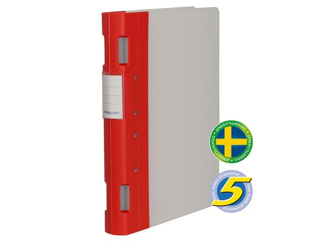 BildeGaffelpärm KEBAErgo A4 40mm röd/neutral