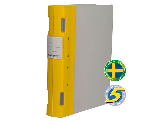 BildeGaffelpärm KEBAErgo A4 55mm gul/neutral