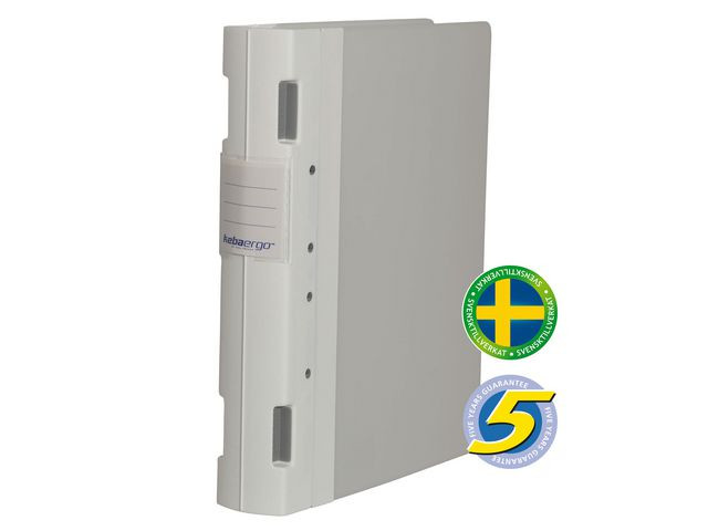 BildeGaffelpärm KEBAErgo A4 55mm vit/neutral