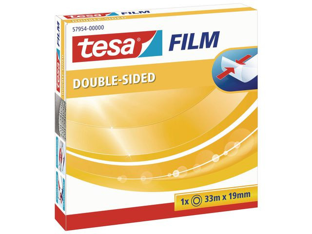 BildeDubbelhäftande tejp TESA 33mx19mm klar