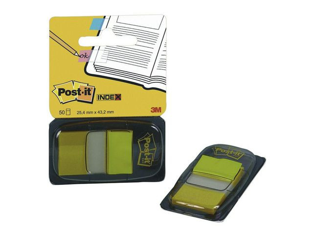 BildeIndex POST-IT 25,4x43,2mm gul 50/fp