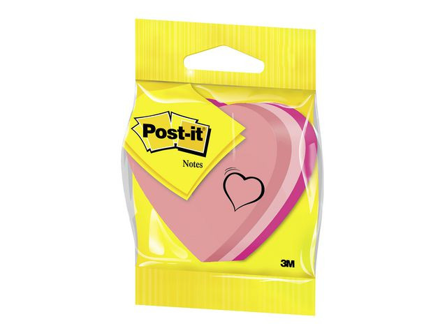 BildeNotes POST-IT hjärta 2007H 3 färger