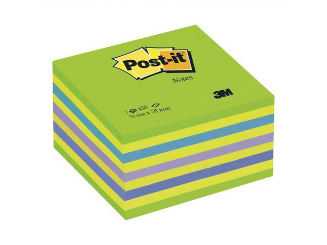 BildeNotes POST-IT kub 2028NP 76x76 inten.grö
