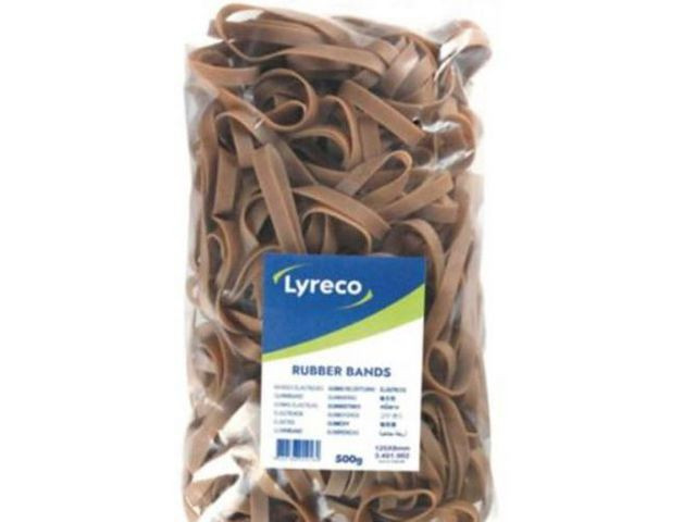 BildeGummiband LYRECO 125x8mm 500g 200/fp