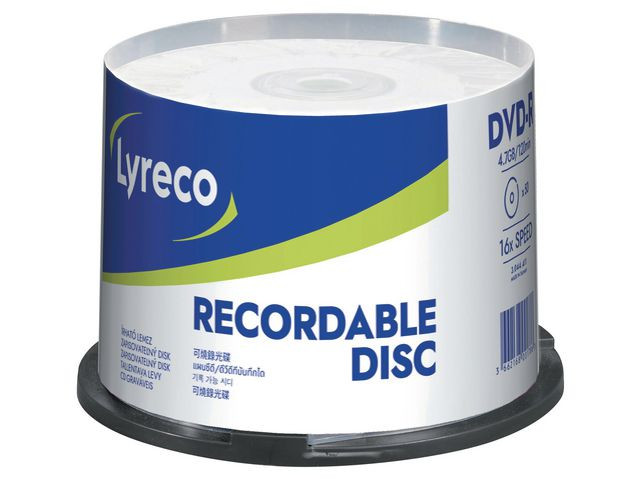 BildeDVD-R LYRECO 4,7GB 50/fp