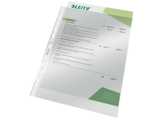 BildePlastficka LEITZ PP 0,075 A4 Box
