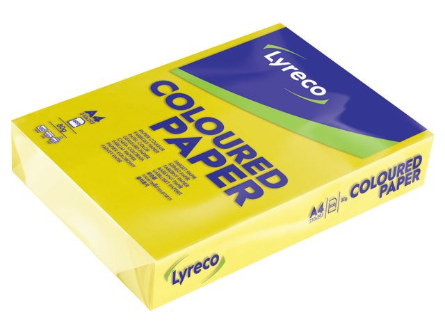 BildeKop.ppr LYRECO A4 80g oh solgult 500/fp