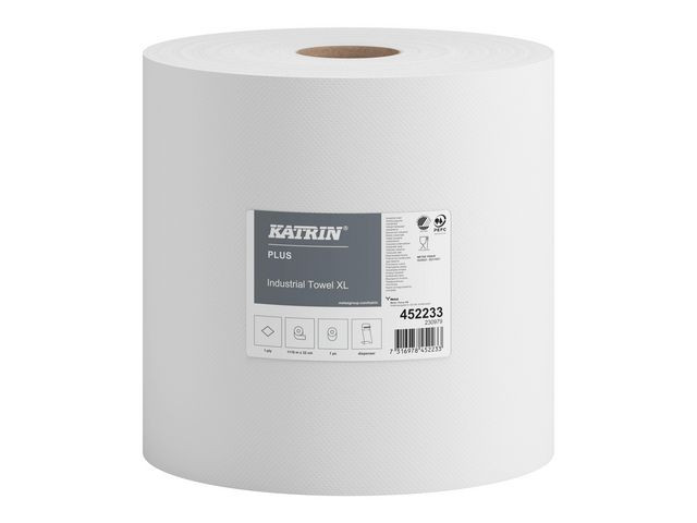 BildeIndustritork KATRIN Plus XL vit 1110m