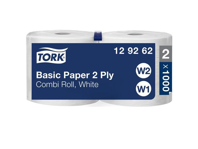 BildeTorkrulle TORK Basic W1/2 Uni 2-lag 340m