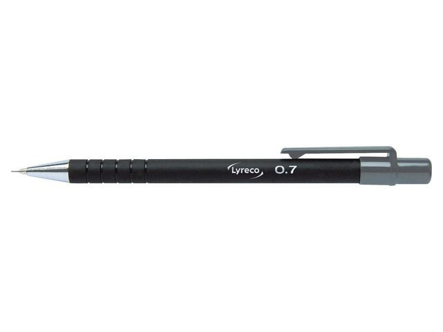 BildeStiftpenna LYRECO grip 0,7mm svart