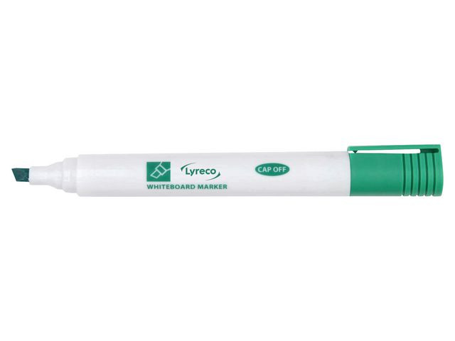BildeWhiteboardpenna LYRECO drywipe sned grön