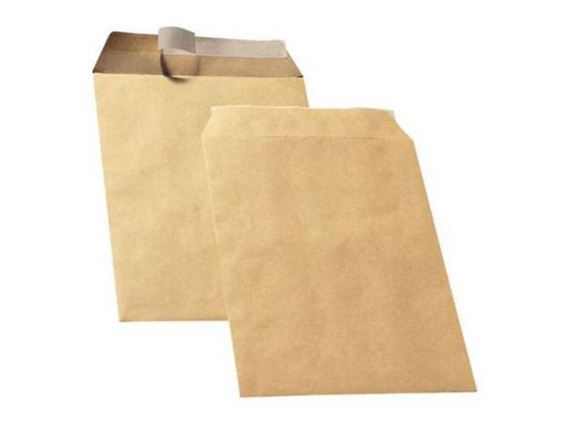 BildeKuvert LYRECO C4p 229x324mm brun 250/fp