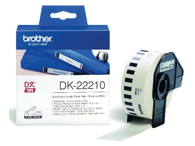 BildeEtikett BROTHER DK22210 29mmx30,48m