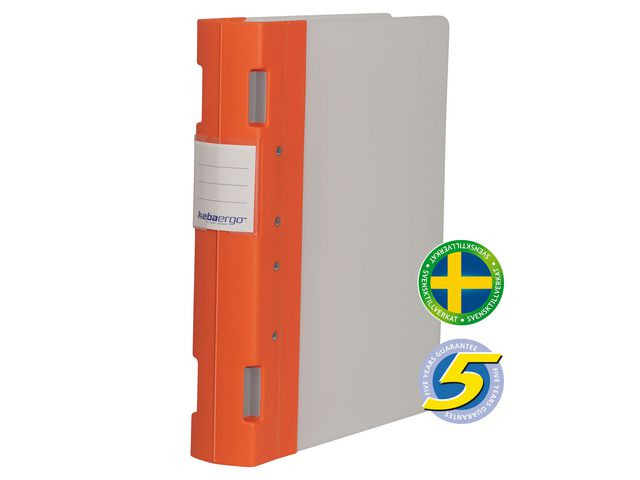 BildeGaffelpärm KEBAErgo A4 55mm korall/neutr