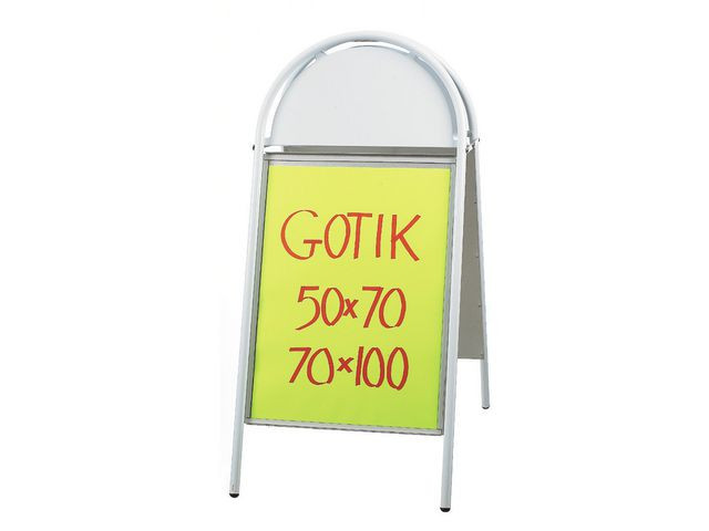 BildeGatuställ Gotik 50X70cm vit