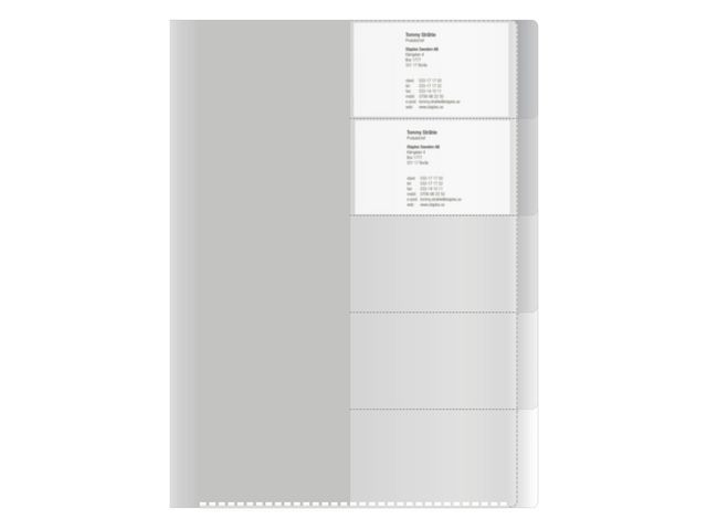 BildeSorteringsmapp 5-flikar A4 transparent